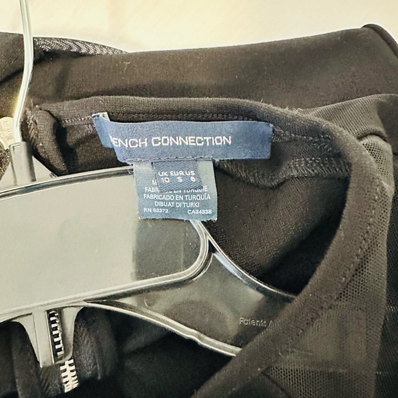 French connection black fitted dress size S US 6 - Picture 7 of 7